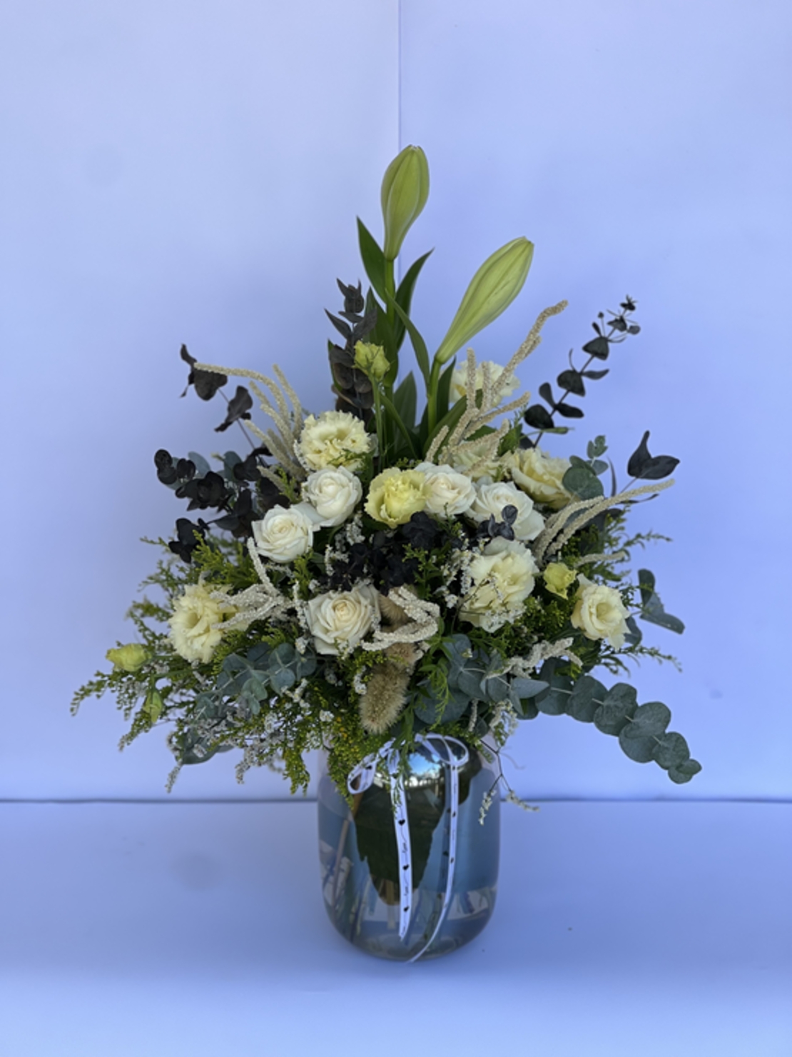 A classic flower arrangement in a vase