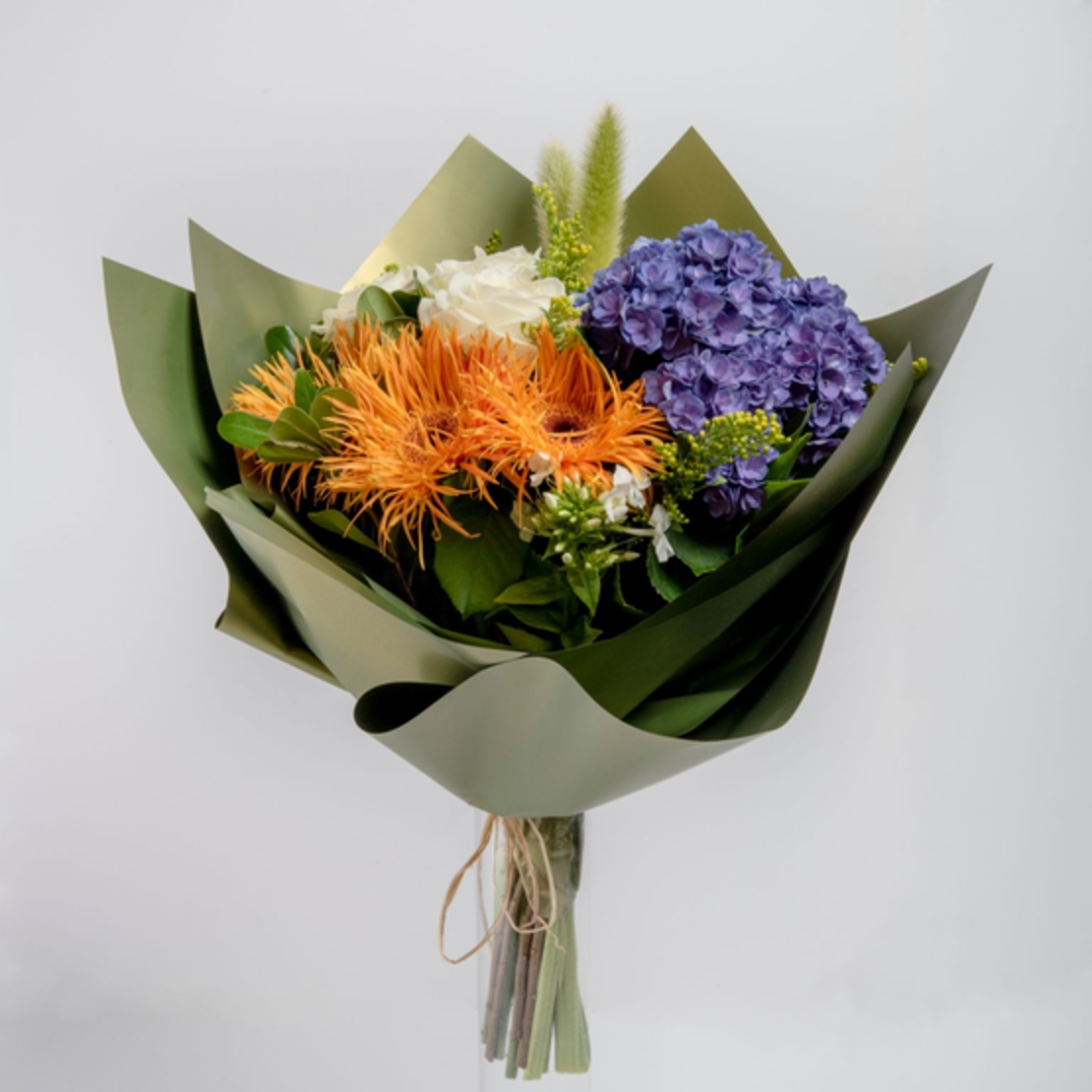A bouquet of flowers in a European style