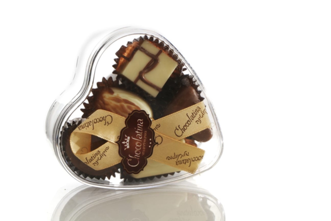 Chocolatetina - 5 pralines heart box | BADATZ