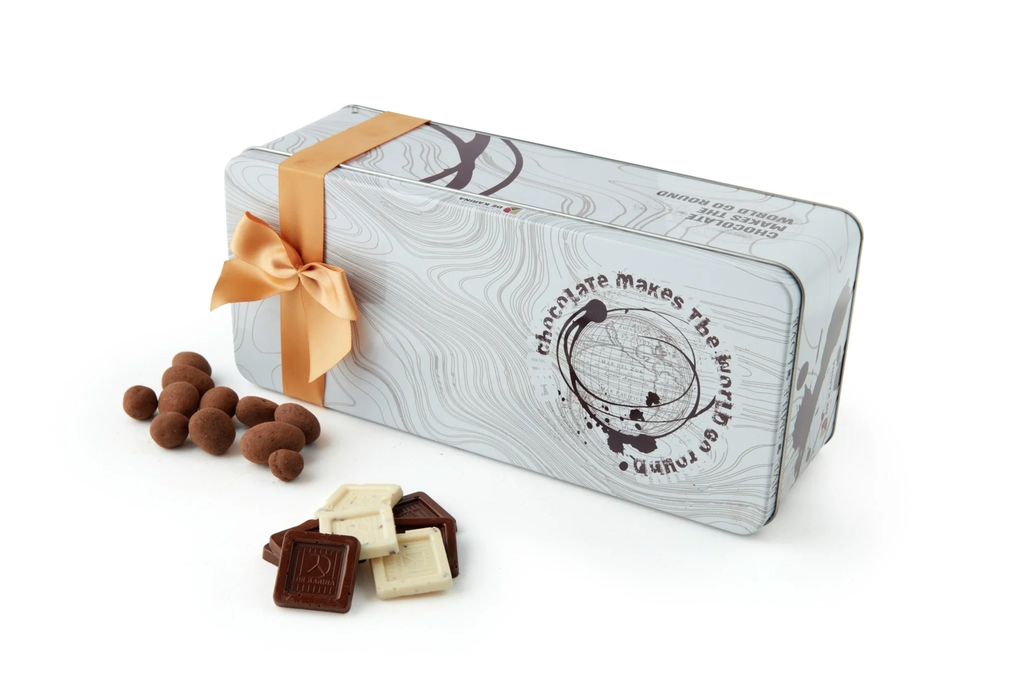 De Karina - white quattro case combines 4 types of fine chocolates | Dairy | in the