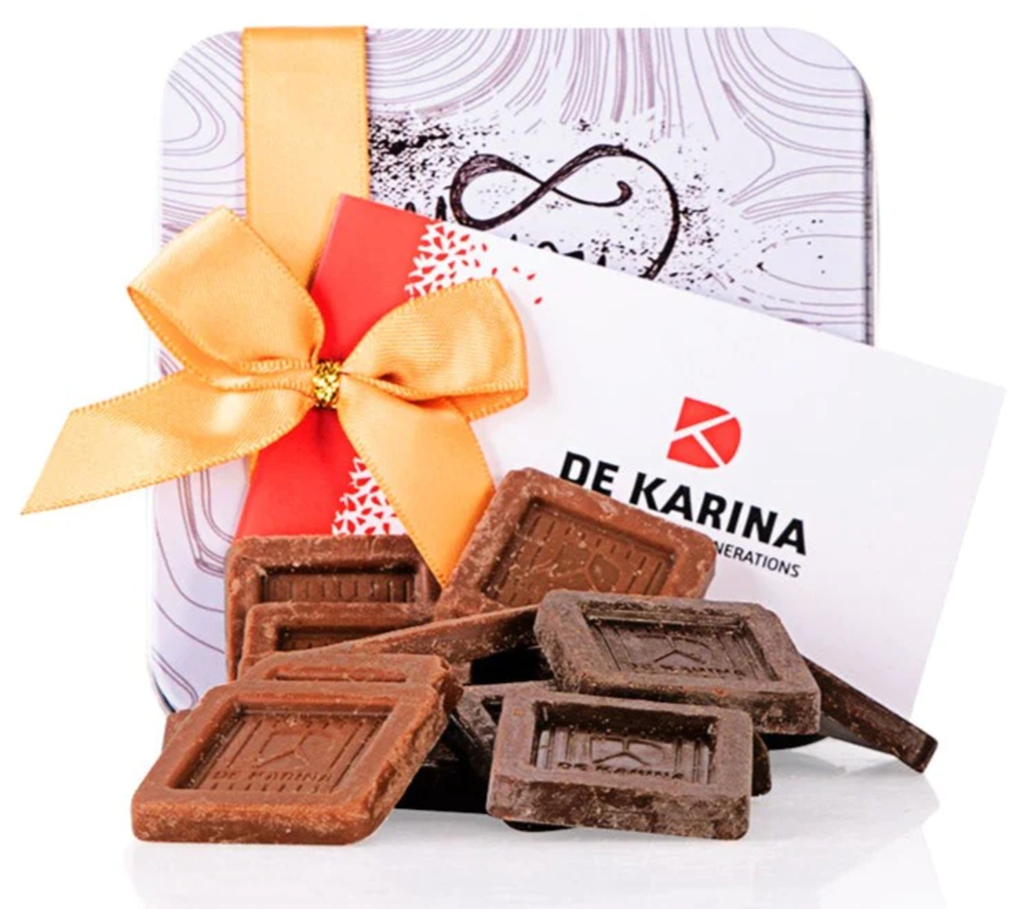 De Karina - mix 2 types of chocolate squares - white solo