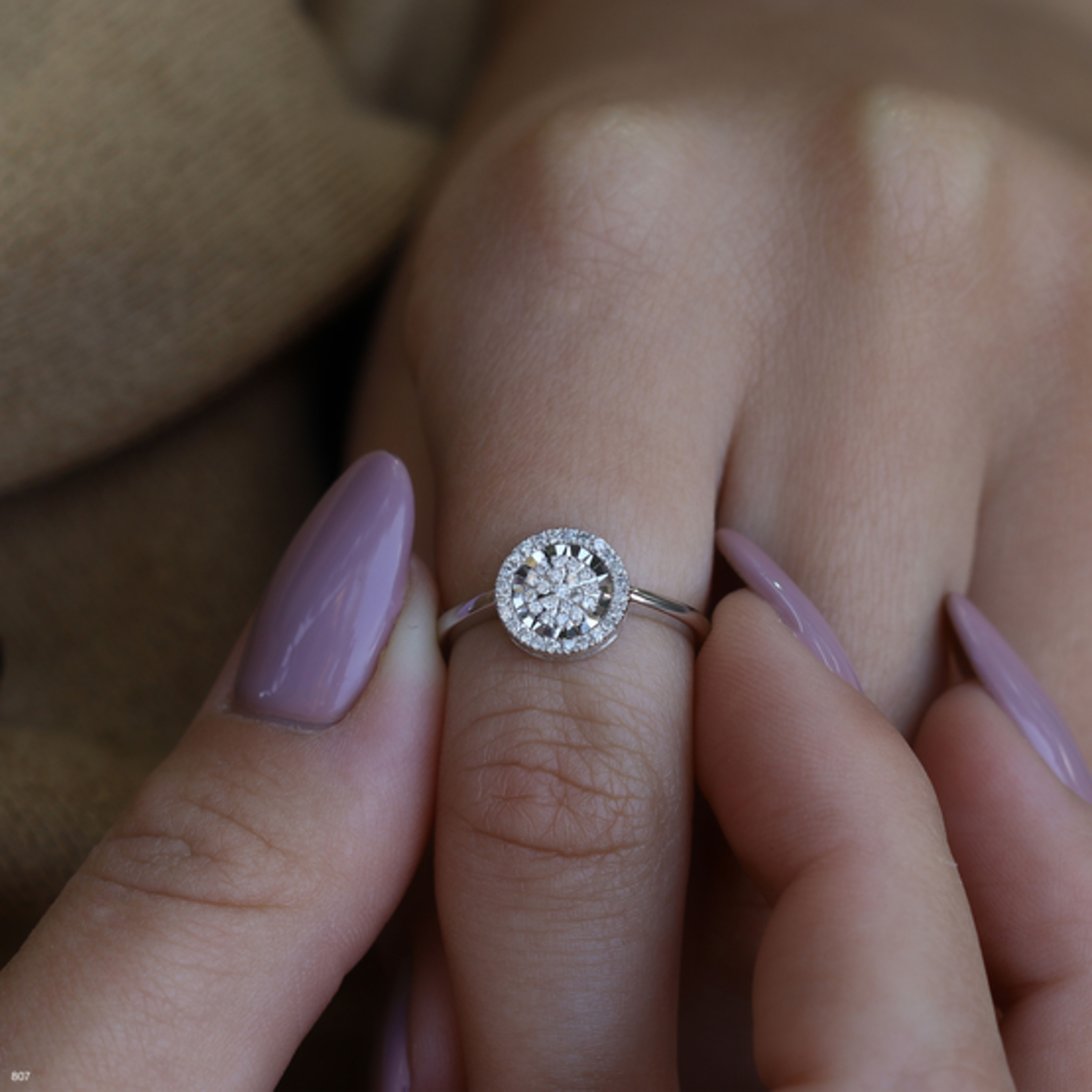 טבעת יהלומים עגולה סיישל