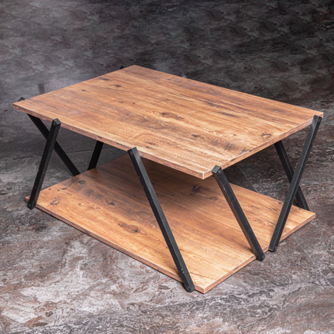 שולחן יחיד- צבע עץ 2#