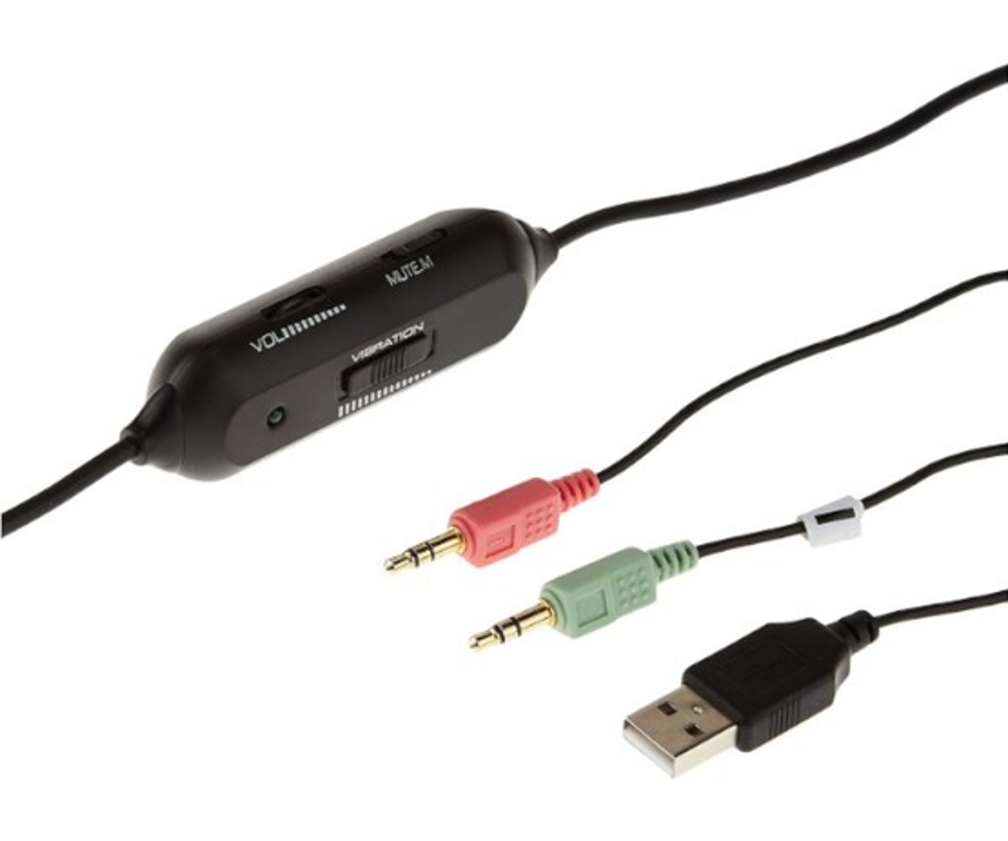 אוזניות ומיקרופון Genius HS-G600V BLACK USB/PL Volume Controll