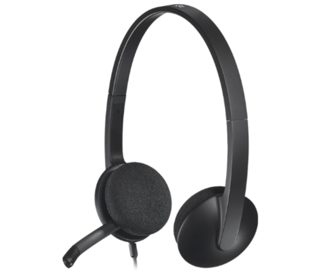 אוזניות Logitech USB Headset H340 With Microphone