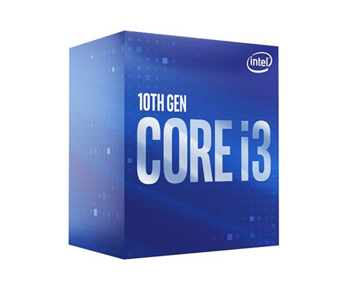 מעבד דור 10 Intel Core i3-10100 BOX 4Crs 8Thrd 4.3Ghz lga1200