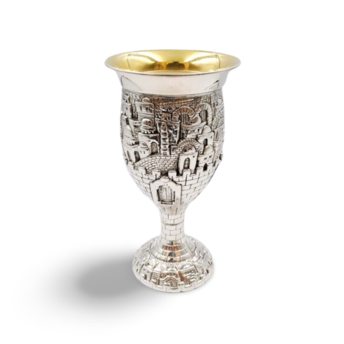 גביע תבליט ירושלים כסף טהור