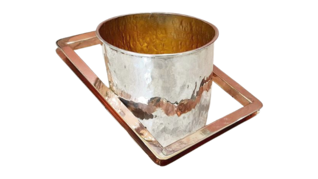 Bird pure silver Washing hands