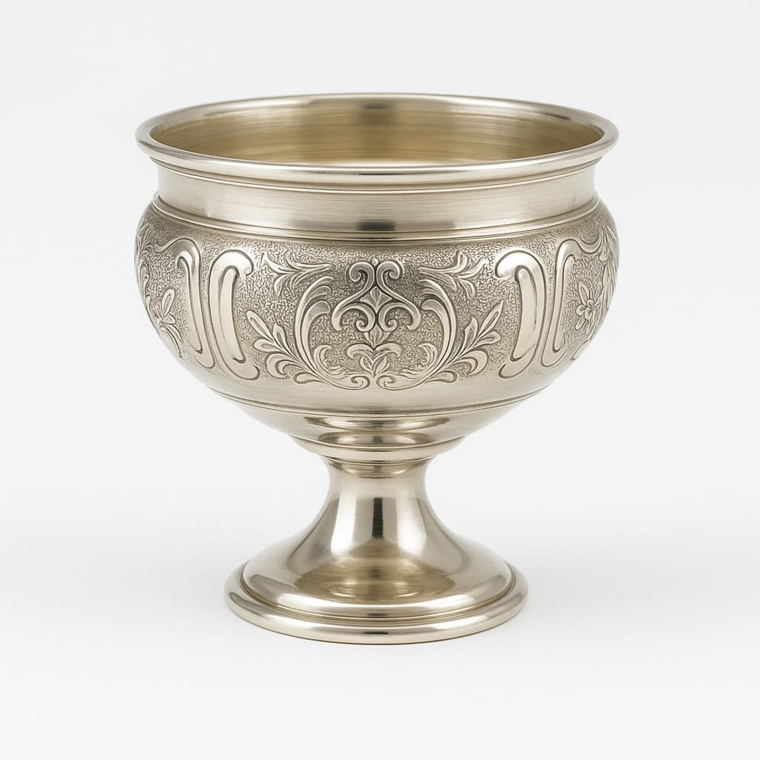 Tuscan salt shaker pure silver