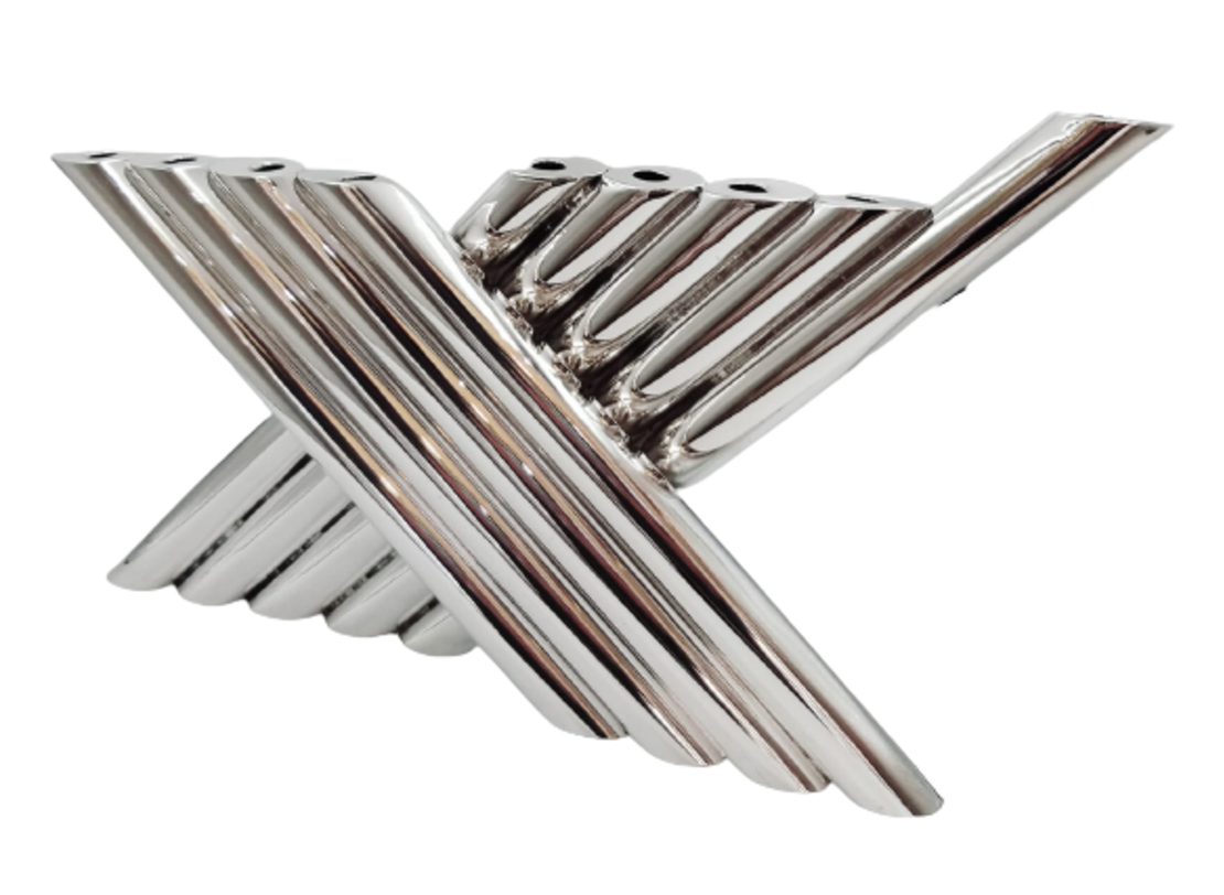 חנוכיה X כסף טהור