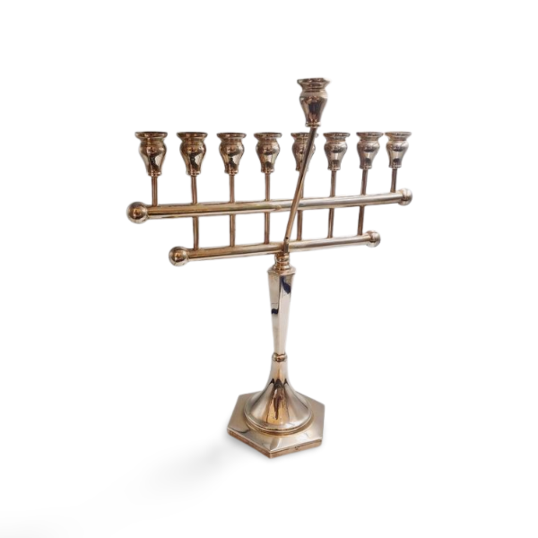 חנוכיה מדרגות כסף טהור