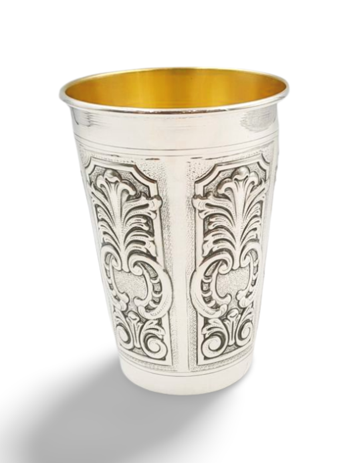 כוס קידוש בזל כסף טהור