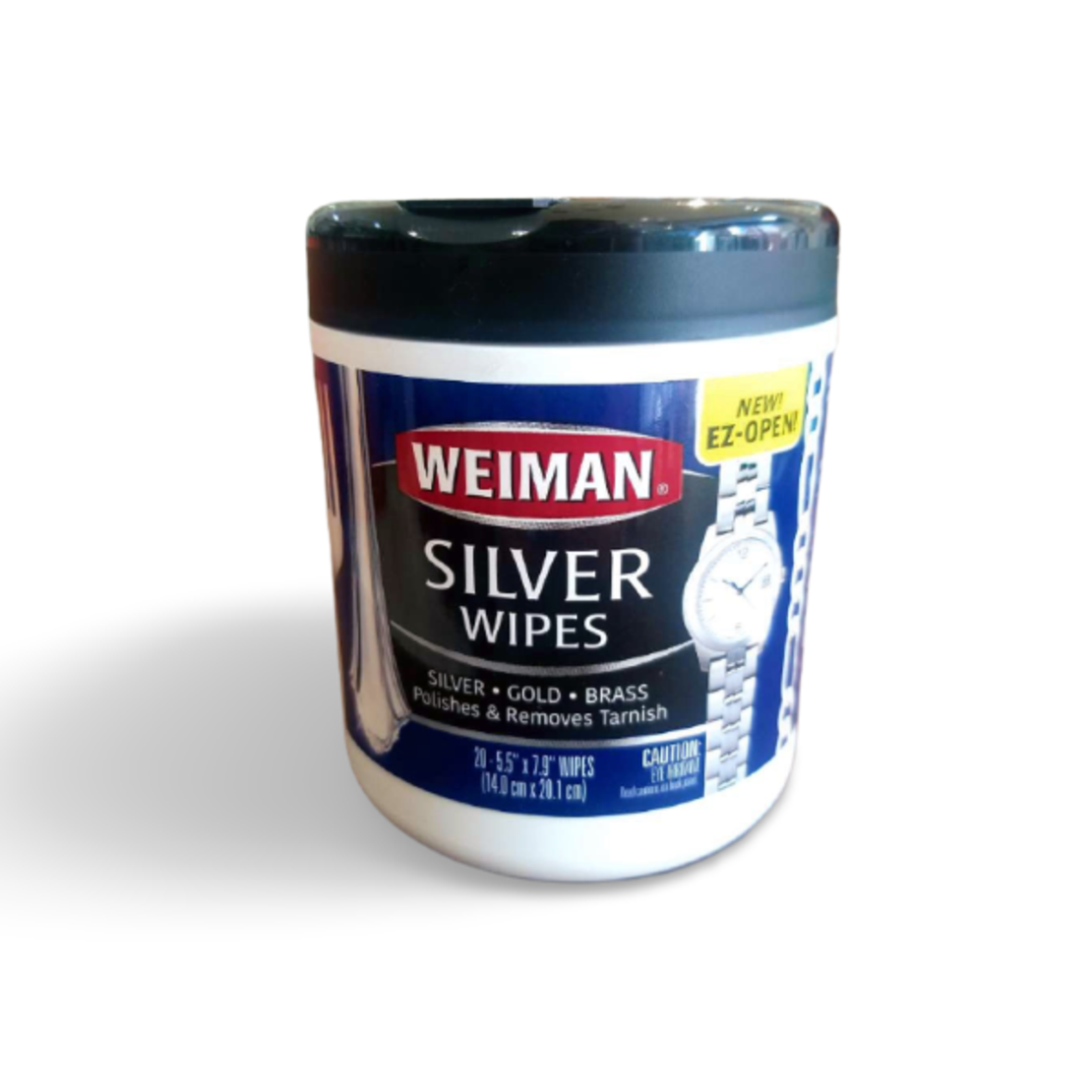 Wipes for cleaning silverware
