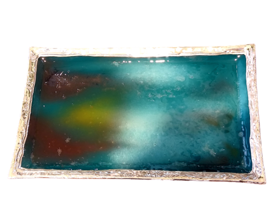 Pini tray Stained glass