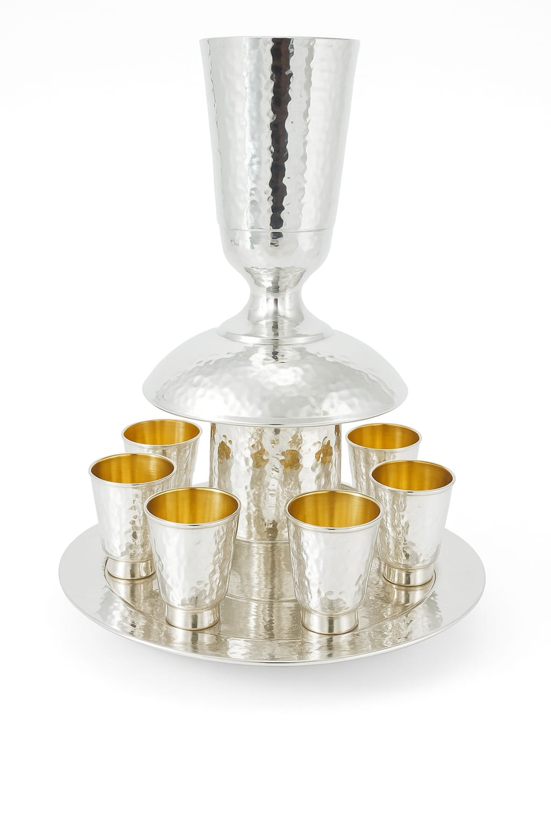 Pure silver hammer wine dispenser (funnel)