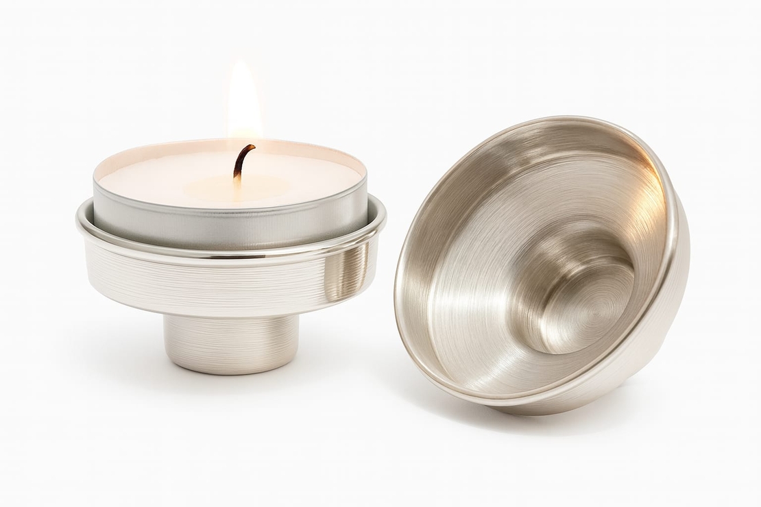 A pair pure silver adapters for T-LIGHET