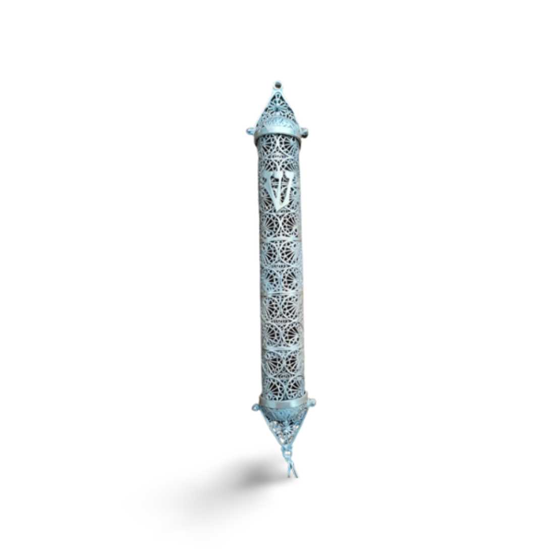 Mezuzah filigree pure silver