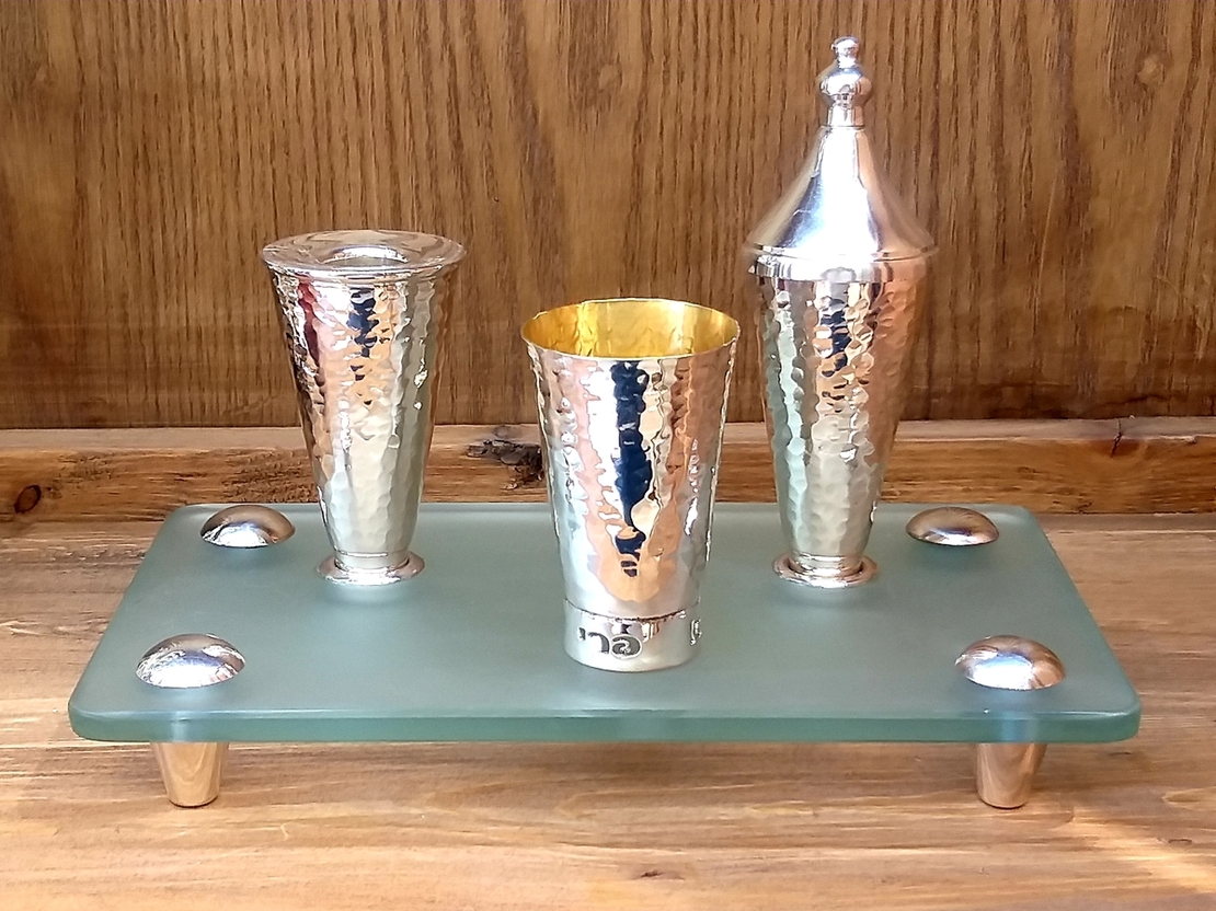 Havdalah set Yehonatan pure silver