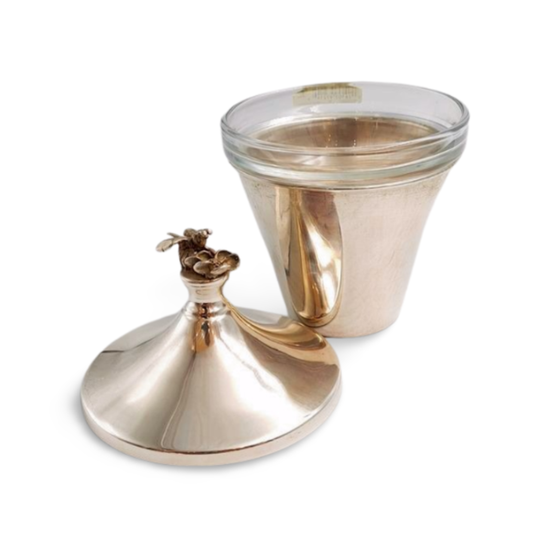 Pure silver Yoni honey dish