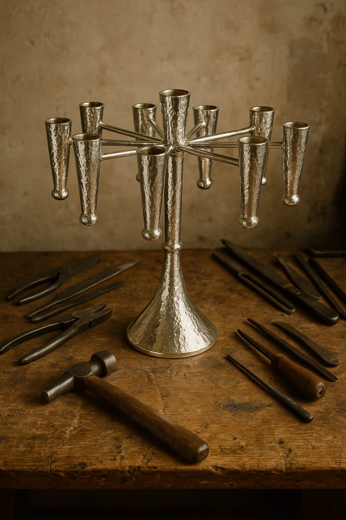 קנדלברה גילה 10 קנים כסף טהור