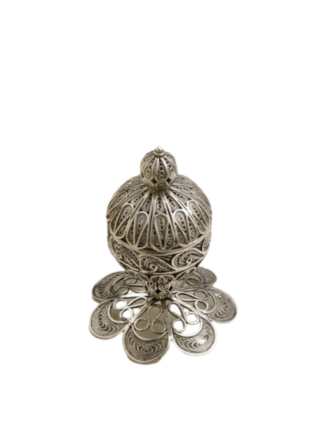 Round filigree Bsamim box