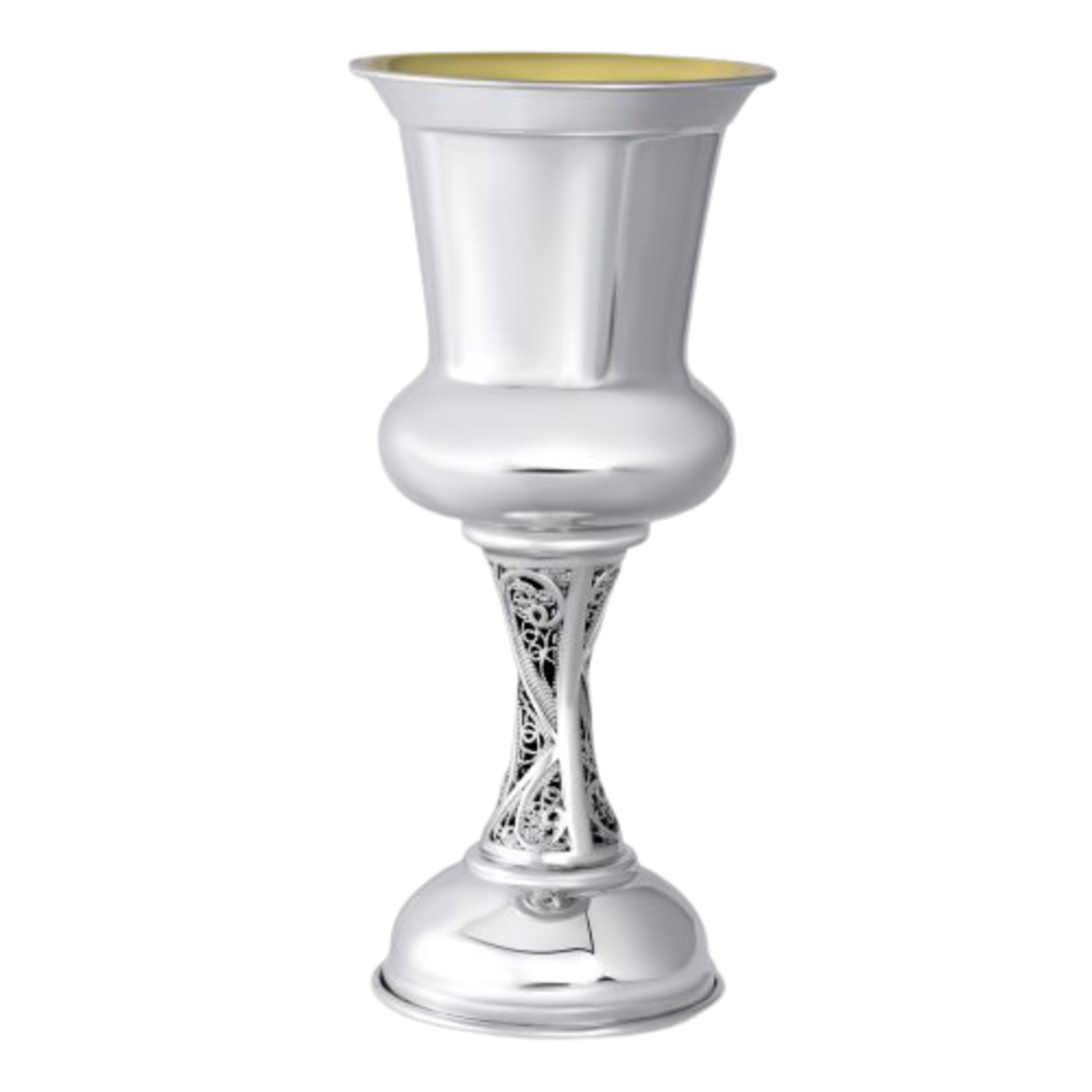 גביע קידוש פופאי תפוח כסף טהור