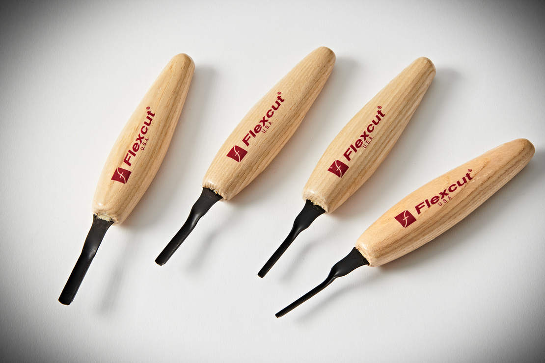 סט מפסלות גילוף מיקרו רדודות- TOOLEDEN FLEXCUT MT400