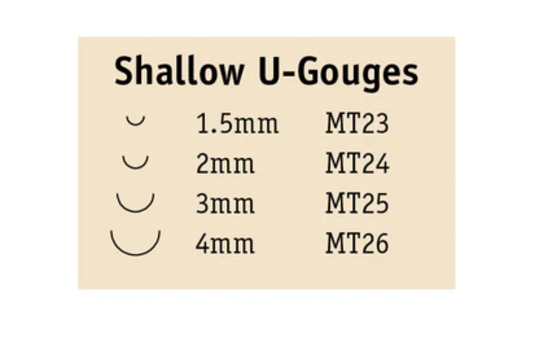 סט מפסלות גילוף מיקרו רדודות- TOOLEDEN FLEXCUT MT400